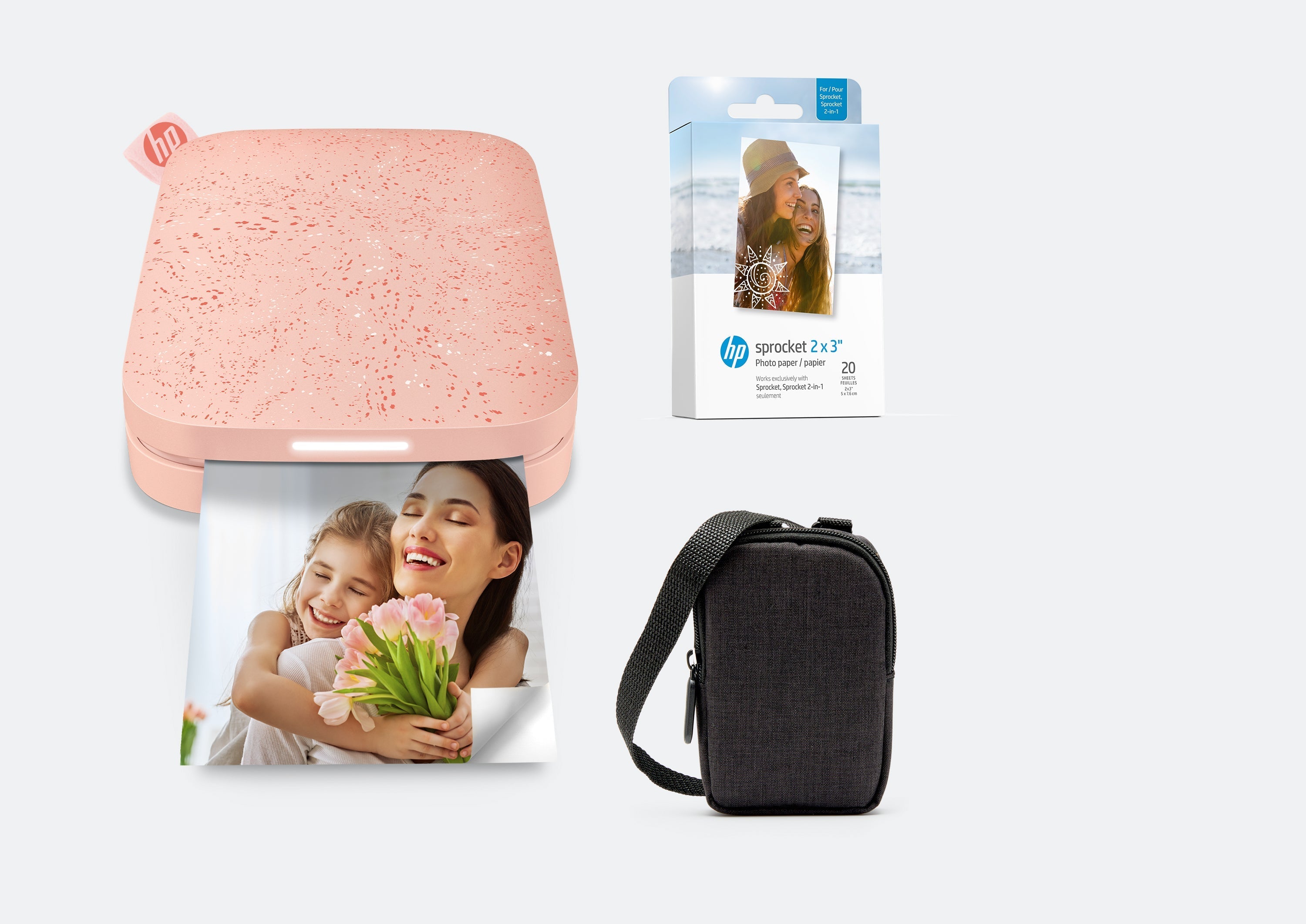 HP Sprocket 2x3 Taşınabilir Anında Fotoğraf Yazıcısı ZINK® Kağıt Paketi