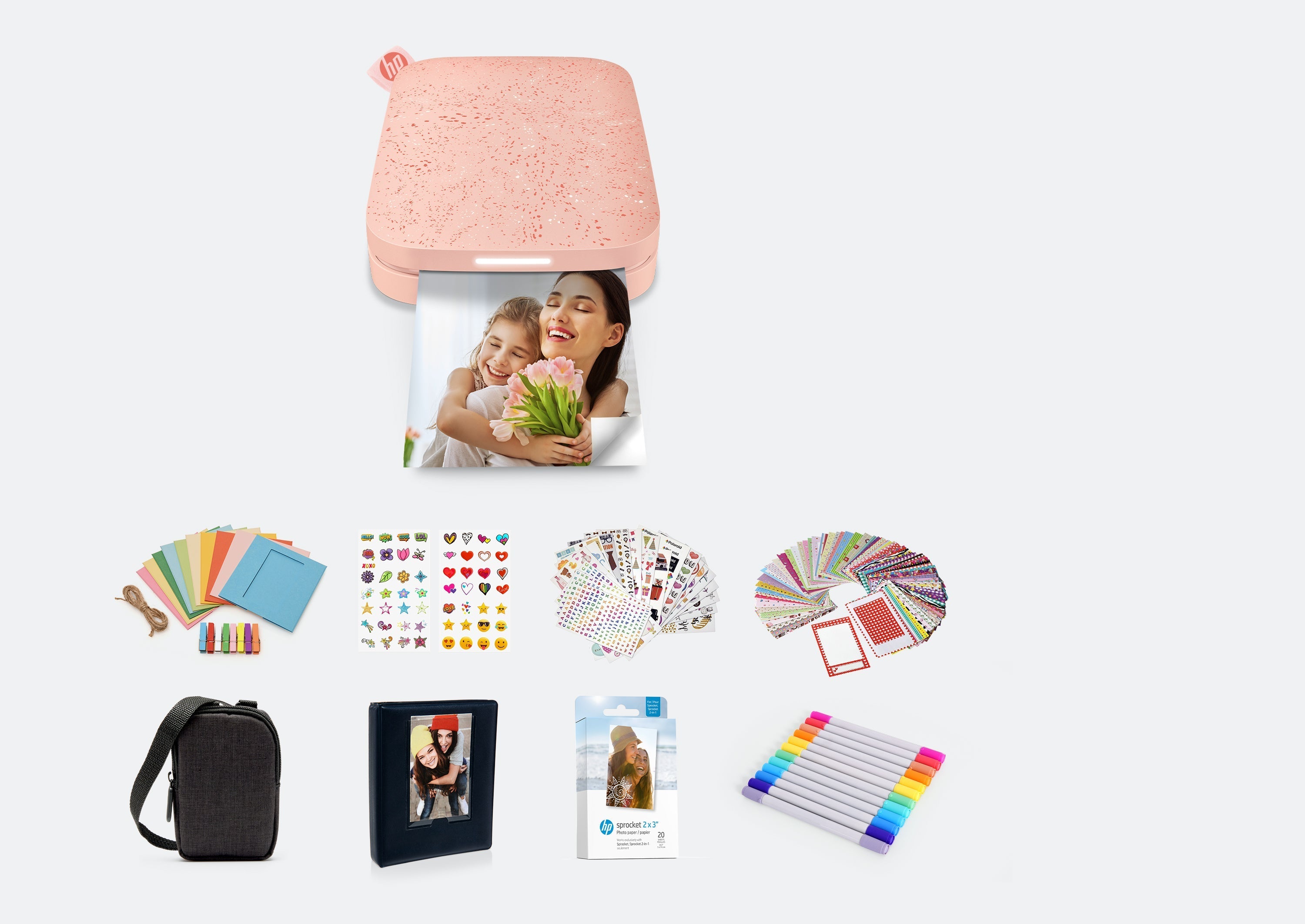 Поклон пакет преносивог штампача за тренутне фотографије HP Sprocket 2x3