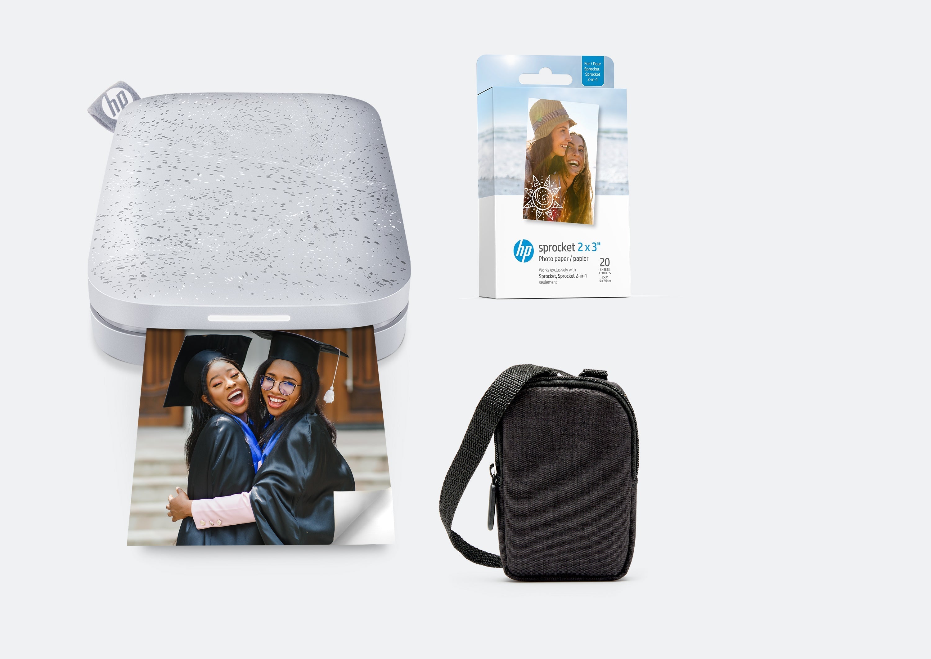 HP Sprocket 2x3 Taşınabilir Anında Fotoğraf Yazıcısı ZINK® Kağıt Paketi